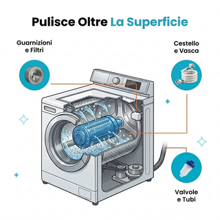 Pastiglie Lavatrice Allunga Vita CapitanBucato™